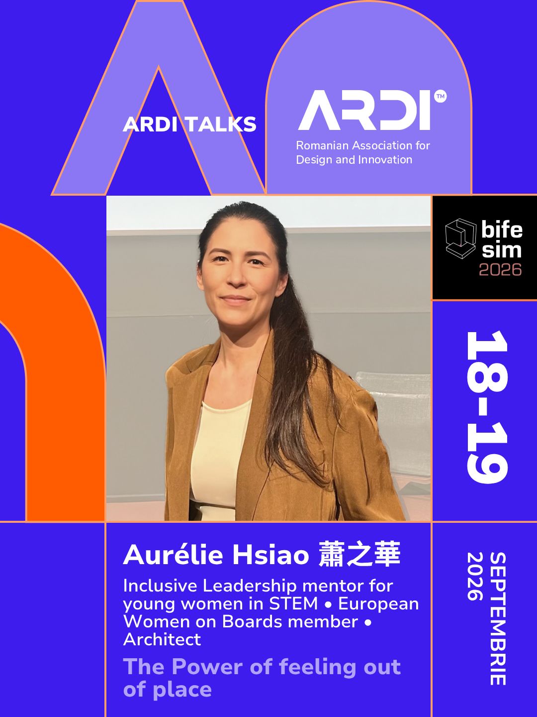 Aurélie Hsiao, speaker internațional la ARDI Talks, BIFE-SIM 2026